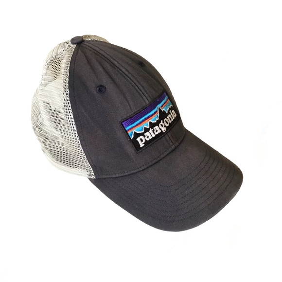 Patagonia Logo Patch Snap Back Mesh Hat in Gray-Blue. Sz OS - Picture 1 of 4